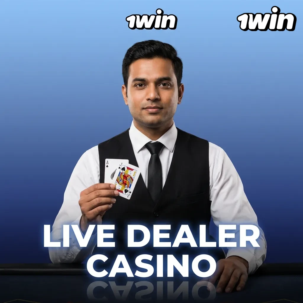 Professional live casino dealer hosting a table game in real-time via HD video stream.
