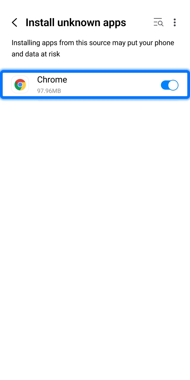 Enable installation from unknown sources in your Android security settings to install the 1win app.