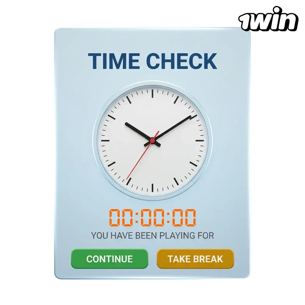 Safe gaming principles on 1win highlighting responsible gambling tools, personal limits, and a secure environment.