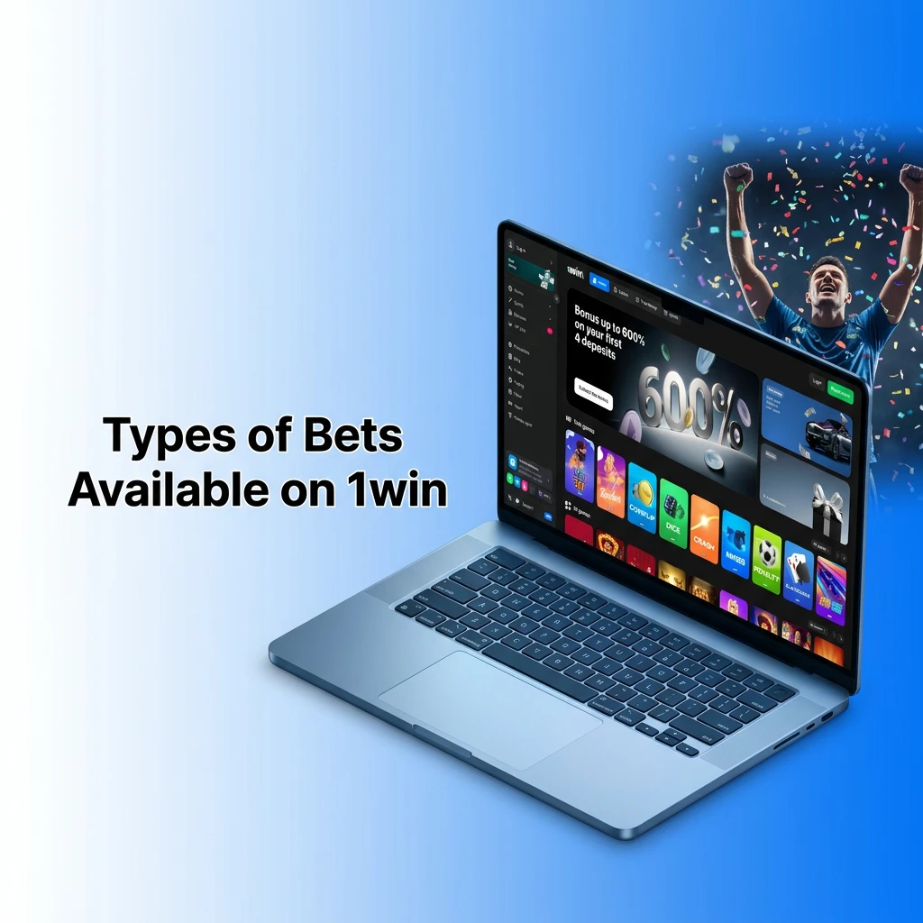 Single, Express, and System bet types available on 1win betting site explained for structured wagering